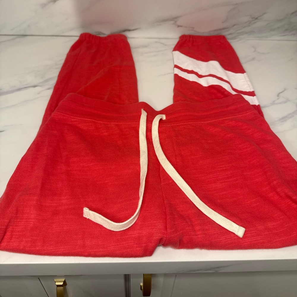 Jcrew comfy striped sweats